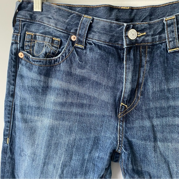 True Religion women’s Audrey mid rise true boyfriend jeans - 32 - Picture 8 of 14